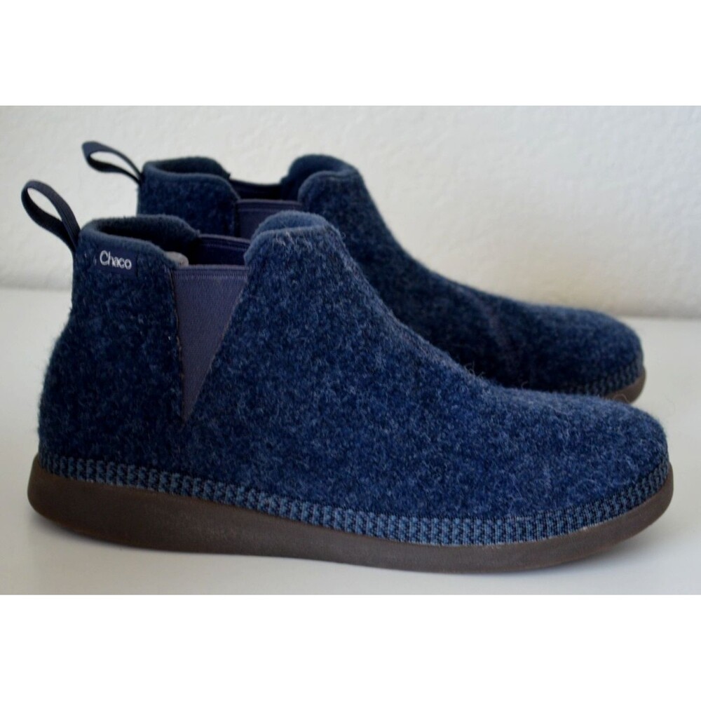 Chaco Boots Womens 8.5 Revel Chelsea V Gore Booties Navy Pull On Shoes JCH108914
